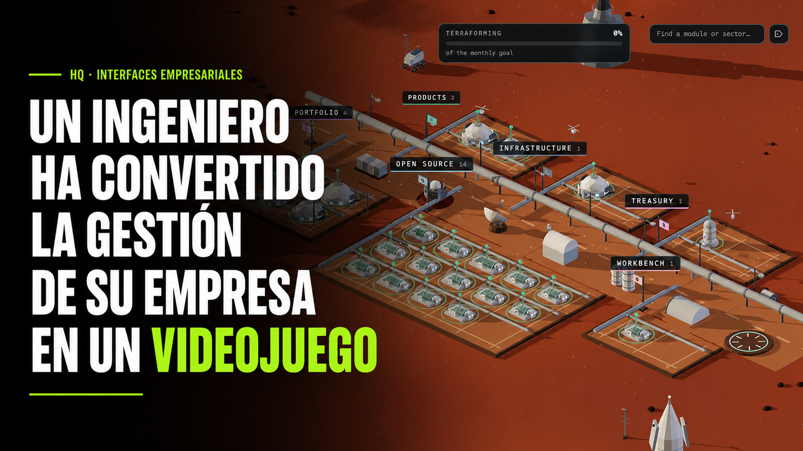 Portada de Un ingeniero ha convertido la gestión de su empresa en un videojuego